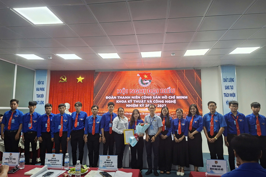 HỘI NGHỊ ĐẠI BIỂU ĐOÀN TNCS HỒ CHÍ MINH KHOA KỸ THUẬT VÀ CÔNG NGHỆ NHIỆM KỲ 2025 – 2027